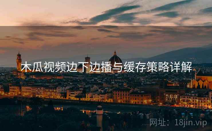 木瓜视频边下边播与缓存策略详解
