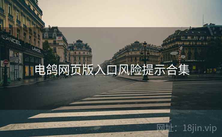 电鸽网页版入口风险提示合集