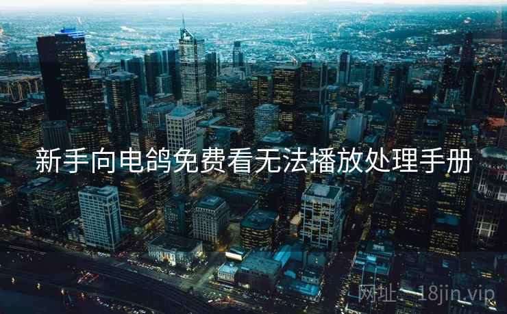 新手向电鸽免费看无法播放处理手册