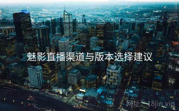 魅影直播渠道与版本选择建议