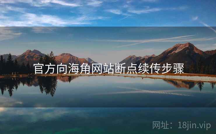 官方向海角网站断点续传步骤